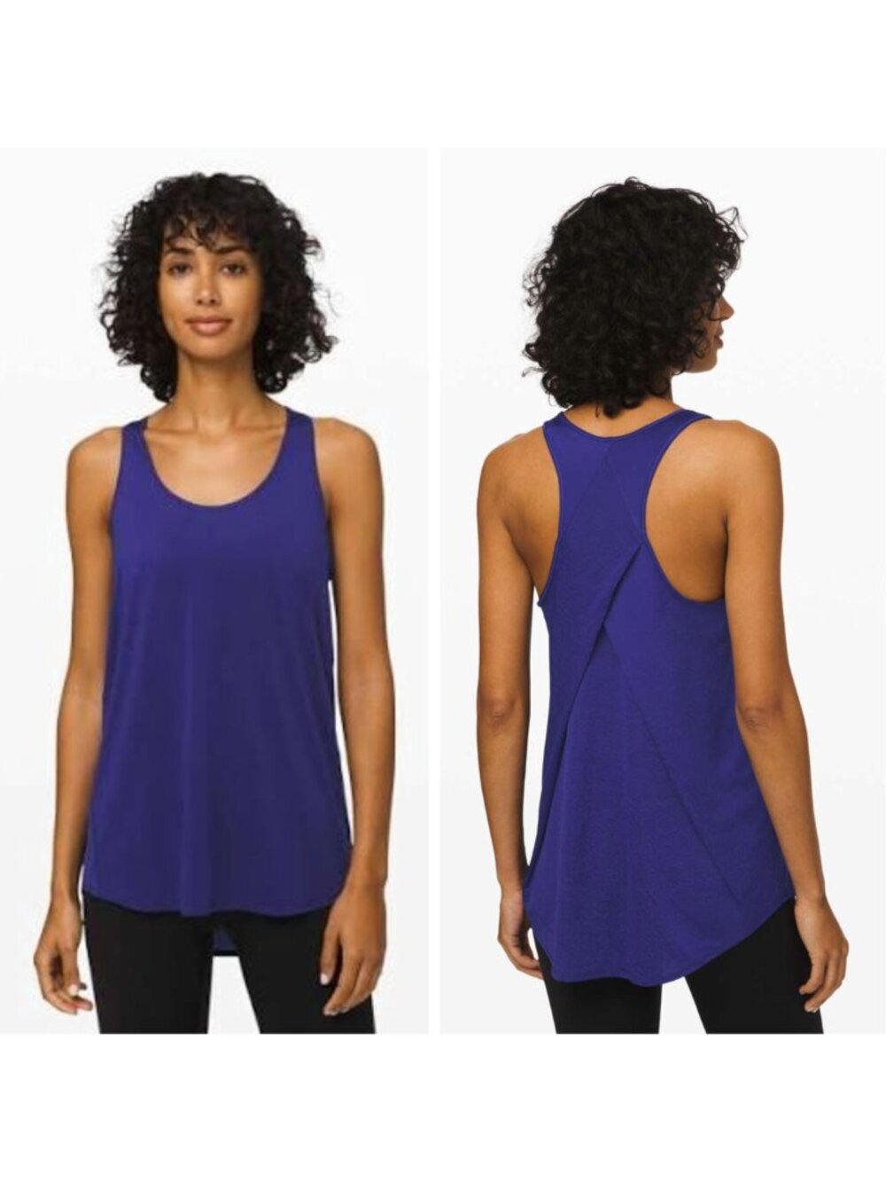 Lululemon Essential Tank *Pleated Larkspur
